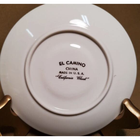 ✨RARE✨ El Camino California Wheat Saucers-AMAZING Condition-ENTIRE Set of 12 - Picture 3 of 6